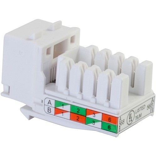 C2g CG29311 Cable Ends/Connectors C2g Cat. 6 Keystone Jack - Rj-45 Network Male - White (cg29311) 