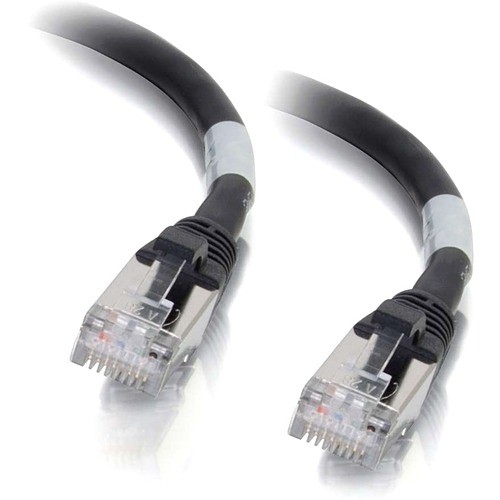 C2g CG00715 Cables C2g 10ft (3m) Cat6a Snagless Shielded (stp) Ethernet Network Patch Cable - Black - 10 Ft Category 6a 