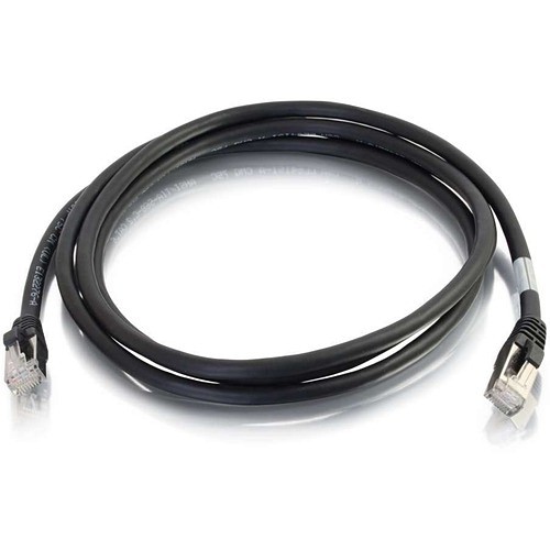 C2g CG00824 Cables C2g 35ft (10.7m) Cat6 Snagless Shielded (stp) Ethernet Network Patch Cable - Black - 35 Ft Category  