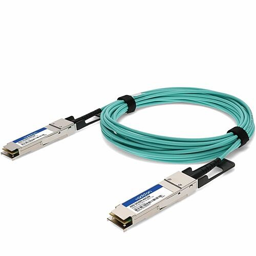 Addon ADD-QCIQPA-AOC2M Cables Addon Fiber Optic Network Cable - 6.56 Ft Fiber Optic Network Cable For Network Device, Transceiver  Addqciqpaaoc2m 195285595492