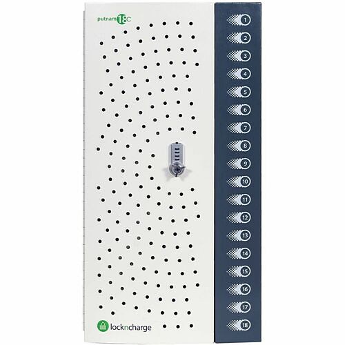 Lockncharge LNC10-10507 Stands & Cabinets Lockncharge Putnam 18-c Charging Station, Pre-wired With Usb-c Cables (45w Charger) - 31" Height X 1 Lnc1010507 9347210008268