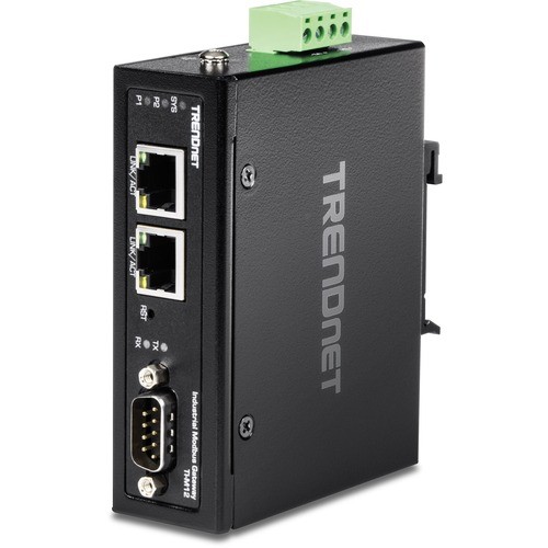 Trendnet TI-M12 Terminal & Device Servers Trendnet 1-port Fast Ethernet Industrial Modbus Gateway, 1 X Serial Db-9 Port, 2 X Fast Ethernet Por Tim12 710931161656