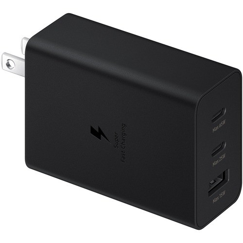 Samsung EP-T6530NBEGUS Power Adapters Samsung 65w Trio Adapter - 65 W - 120 V Ac, 230 V Ac Input - 5 V Dc/3.25 A, 9 V Dc, 15 V Dc, 20 V Dc Ept6530nbegus 887276580982