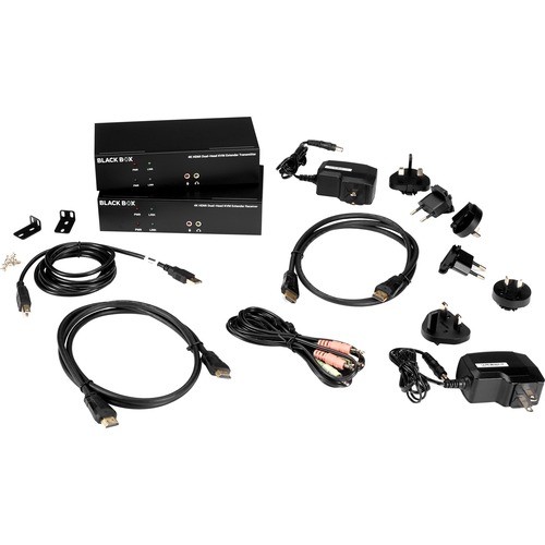 Black Box KVXLCHF-200 KVM Consoles/Extenders Black Box Kvx Series Dual-head Hdmi Kvm Fiber Extenders (kvxlchf-200) - 1 Computer(s) - 1 Local User Kvxlchf200 822088151777