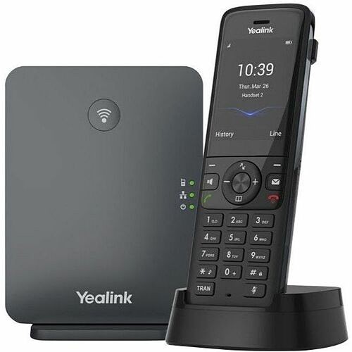 Yealink W78P IP Phones Yealink W78p Ip Phone - Cordless - Corded - Dect - Desktop, Wall Mountable - Black, Classic Gray - 1 841885109125