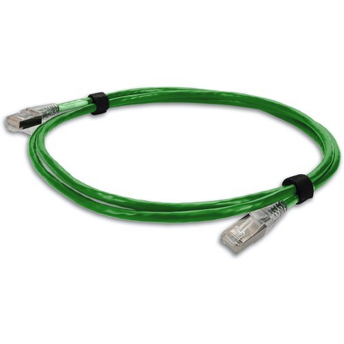 Addon ADD-1FSLCAT6A-GN Cables Addon 1ft Green Cat 6a Slim Pvc Ethernet Cable Snagless Clear-claw Rj-45 M/m - 1 Ft Category 6a Netw Add1fslcat6agn 195285012104