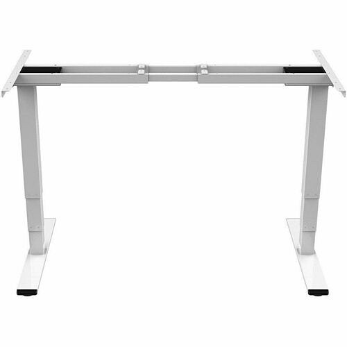 Monoprice 43563 Tables & Desks Workstream Dual Motor Height Adjustable 3-stage Electric Sit-stand Desk Frame, V2, White - 3-stage L 889028179277