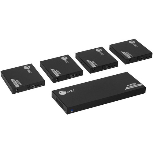 Siig CE-H27A11-S1 Video Consoles/Extenders 1x4 Hdmi Splitter Over Cat6 Extender With Loopout, Ir, Arc And Rs-232 Ceh27a11s1 662774045276