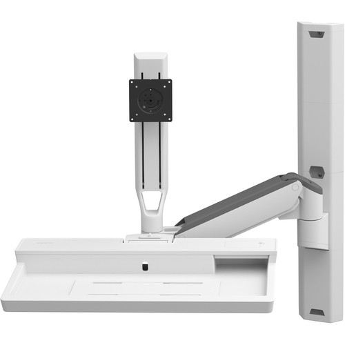Ergotron 45-618-251 Mounting Kits Ergotron Carefit Wall Mount For Keyboard, Monitor, Mount Extension, Lcd Display - White - Adjustable 45618251 698833083323