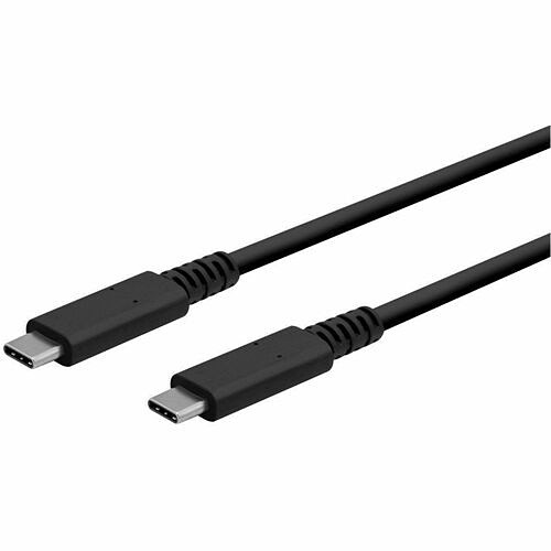 Monoprice 43325 Cables Monoprice Usb4 Usb-c Gen 3x2 Cable 40gbps 100w Black 1m (3.28ft) - 3.28 Ft Usb-c Data Transfer Cable 889028175446