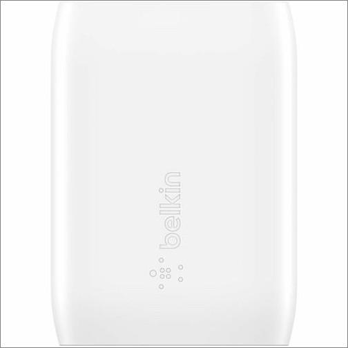 Belkin WCA005DQ1MWH-B6 Power Adapters Belkin 30w Usb-c Pd 3.0 Pps Wall Charger + 3.3ft Usb-c To Usb-c Cable - Fast Charging - White - 30 W Wca005dq1mwhb6 745883837533