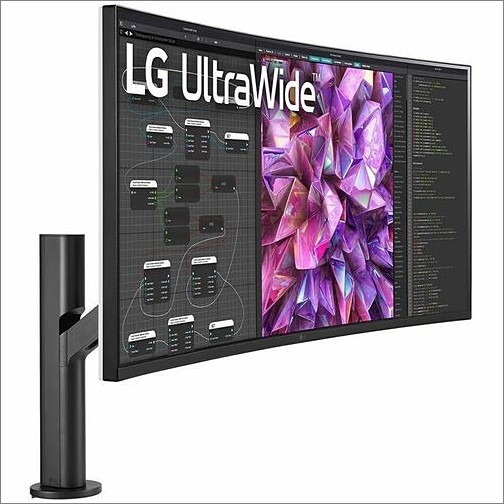 Lg 38BQ88C-W Monitors Lg 38bq88c-w 38" Wqxga Curved Screen Lcd Monitor - 21:9 - 38" Class - In-plane Switching (ips) Techn 38bq88cw 195174038109