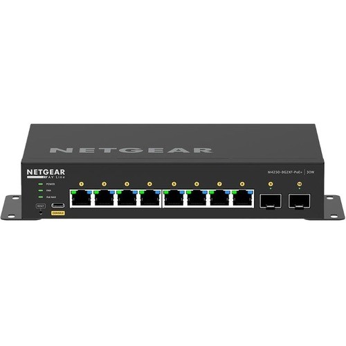 Netgear GSM4210PX-100NAS Switches & Bridges Netgear Av Line M4250 Gsm4210px Ethernet Switch - 8 Ports - Manageable - 10 Gigabit Ethernet - 10gba Gsm4210px100nas 606449160215