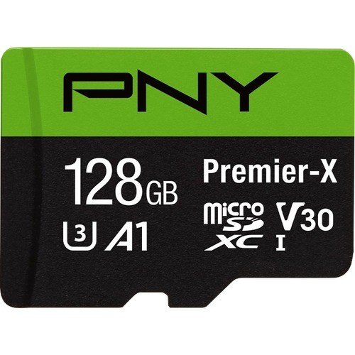 Pny Technologies P-SDU128V31100PX-GE Memory Cards Pny Premier-x 128 Gb Class 10/uhs-i (u3) V30 Microsdxc - 100 Mb/s Read - Lifetime Warranty (p-sdu128 Psdu128v31100pxge 751492642932