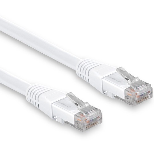 Rocstor Y10C388-WT Cables Rocstor Cat.6 Network Cable - Rocstor Premium 10ft (3m) Cat6 Ethernet Cable - 100% Copper Ul Rated - Y10c388wt 810606036507