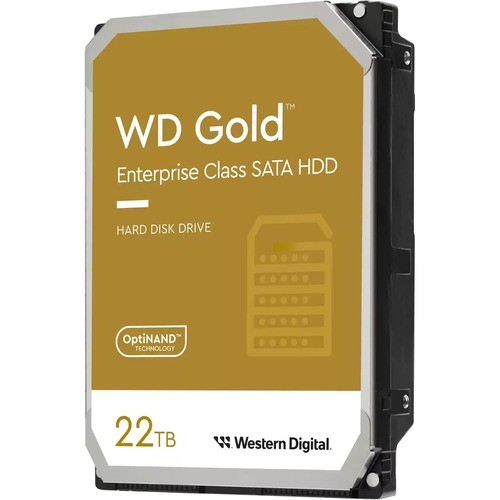 Western Digital WD221KRYZ-20PK Hard Drives Wd Gold Wd221kryz 22 Tb Hard Drive - 3.5" Internal - Sata (sata/600) - Conventional Magnetic Recordi Wd221kryz20pk 