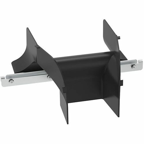 Panduit PWBSPJ4BL Cable Management Panduit Spillover Exit 4" , Panduit Wire Basket - Spill-over Junction - Black - Steel - 1 (pwbspj4bl 061305680434