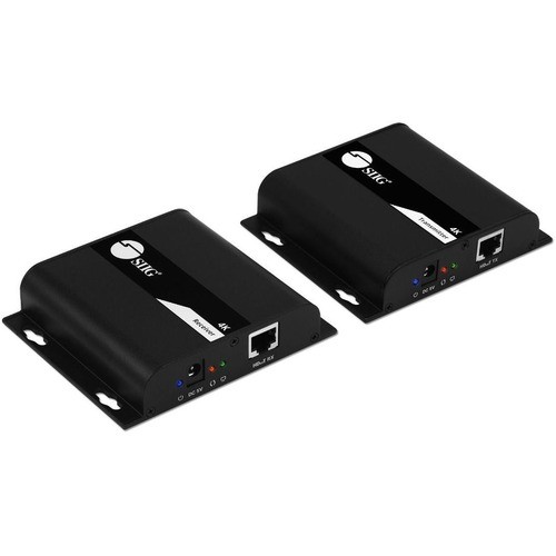 Siig CE-H25D11-S2 Video Consoles/Extenders True 4k Performance Extends Hdmi Av Signals Up To 120m Over Cat 6/7 Cable With H (ce-h25d11-s2) Ceh25d11s2 662774045603