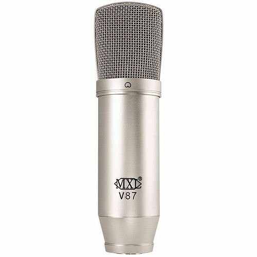 Marshall Electronics MXL-V87 Microphones Mxl Microphones V87 Condenser Microphone For Recording, String Instrument, Piano, Studio - Nickel -  Mxlv87 801813125399