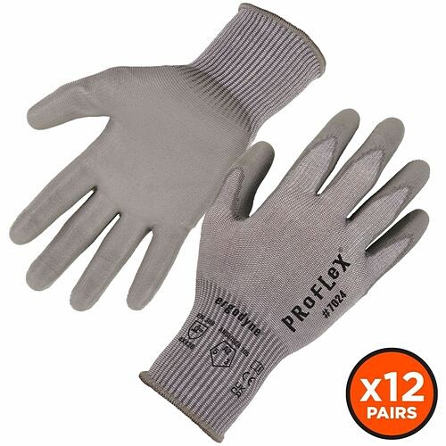 Ergodyne 10393 Gloves 7024 Pu-coated Cut-resistant Gloves EGO10393 720476103936