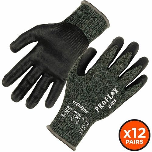 Ergodyne 18033 Gloves 7070 Nitrile-coated Cut-resistant Gloves EGO18033 720476180333