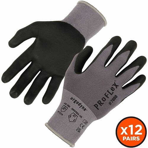 Ergodyne 10364 Gloves Proflex 7000 Nitrile-coated Gloves EGO10364 720476103646