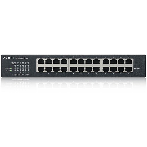 Zyxel GS1915-24E Switches & Bridges Zyxel 24-port Gbe Smart Managed Switch - 24 Ports - Manageable - Gigabit Ethernet - 10/100/1000base- Gs191524e 760559129941