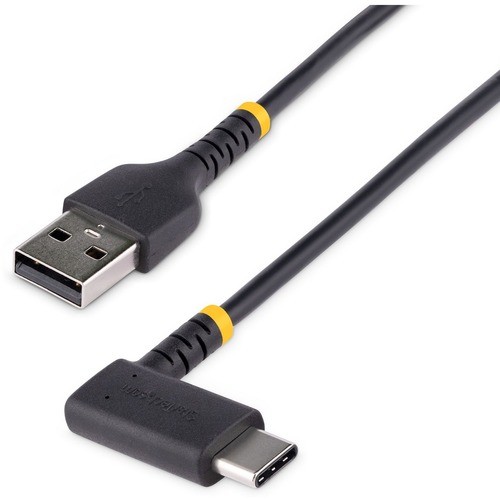 Startech R2ACR-15C-USB-CABLE Cables Startech.com 6in (15cm) Usb A To C Charging Cable Right Angle, Heavy Duty Fast Charge Usb-c Cable, D R2acr15cusbcable 065030897624
