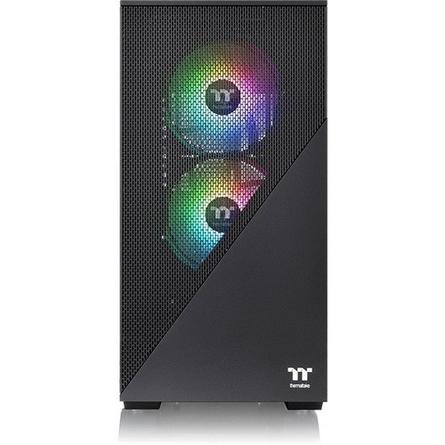 Thermaltake CA-1S4-00S1WN-00 Computer Cases Thermaltake Divider 170 Tg Argb Micro Chassis - Micro Tower - Black - Spcc, Tempered Glass, Mesh, St Ca1s400s1wn00 841163081204