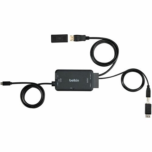 Belkin F1DN1CCBL-CPN6T Cables Belkin Taa Kvm Dock Usb-c To (1) Dp/usb-b Cables W/ Rj45 And Power - 6 Ft, 3 Ft Kvm Cable For Usb De F1dn1ccblcpn6t 745883839414