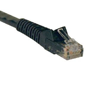 Eaton N201007BK Cables Eaton Tripp Lite Series Cat6 Gigabit Snagless Molded (utp) Ethernet Cable (rj45 M/m), Poe, Black, 7  TRPN201007BK 037332125538