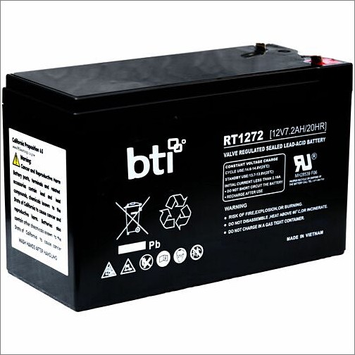 Battery Technology 12V7.2AH-T2-BATT-BTI UPS Batteries Replacement Sealed Lead Acid Battery 12v7.2ah-t2-batt-bti Apc 12v 7.2a 12v72aht2battbti 886734891592