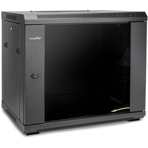 Rocstor Y10E002-B1 Rack Equipment Rocstor Solidrack Wall Mount Rack Enclosure - Solidrack 9u Wall Mount R109sh4g Rack Enclosure With T Y10e002b1 810606037788