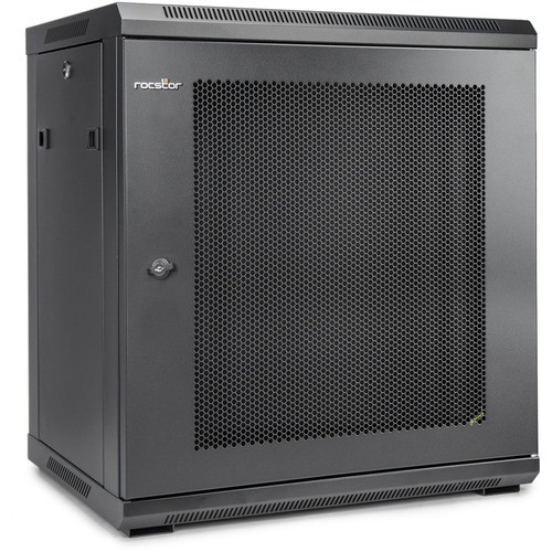 Rocstor Y10E006-B1 Rack Equipment Rocstor Solidrack Wall Mount Rack Enclosure - Rocstor Solidrack 12u Wall Mount R112sh4 Rack Vented E Y10e006b1 810606037825