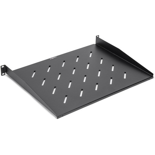 Rocstor Y10E017-B1 Rack Equipment Rocstor 1u Universal Vented Rack Mount Shelf - 13.78in 350mm Depth - Black - 1u Rack Height X 19" Ra Y10e017b1 810606037931