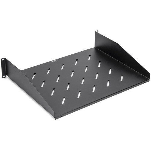 Rocstor Y10E018-B1 Rack Equipment Rocstor 2u Universal Vented Rack Mount Shelf - 13.78in 350mm Depth - Black - 2u Rack Height X 19" Ra Y10e018b1 810606037948