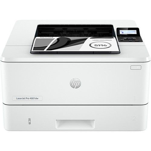 Hp 2Z601F#BGJ Laser & Inkjet Printers Hp Laserjet Pro 4001 4001dw Desktop Wireless Laser Printer - Monochrome - 63 Ppm Mono - 4800 X 600 D 2z601fbgj 195161269332