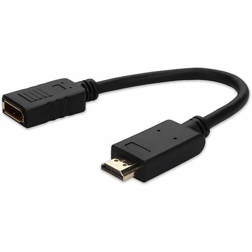 Addon HDMI2DISPLAYPORT Cables Addon Displayport/hdmi Audio/video Cable - 8" Displayport/hdmi A/v Cable For Audio/video Device, Gra 195285666734