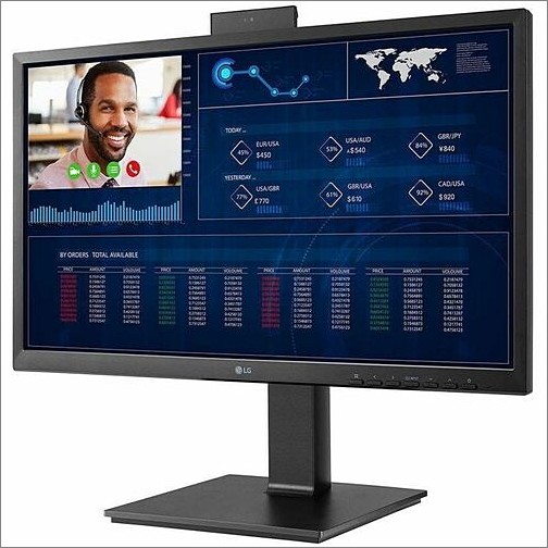 Lg 24CQ650N-6N Terminals/Thin Clients Lg 24cq650n-6n All-in-one Thin Client - Intel Celeron N5105 Quad-core (4 Core) 2 Ghz - Matte Black - 24cq650n6n 195174040126