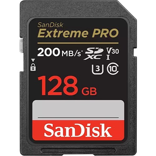 Sandisk SDSDXXD-128G-GN4IN Memory Cards Sandisk Extreme Pro 128 Gb Class 10/uhs-i (u3) V30 Sdxc - 200 Mb/s Read - 90 Mb/s Write (sdsdxxd-128 Sdsdxxd128ggn4in 619659188634