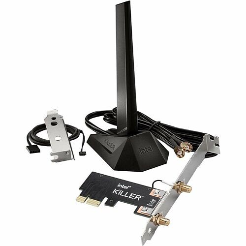 Intel AX211.NGWG.NVX Wireless NICs & Adapters Intel Killer Ax1675 Ieee 802.11ax Bluetooth 5.3 Wi-fi/bluetooth Combo Adapter - 2.40 Ghz Ism - 6 Ghz Ax211ngwgnvx 735858480550