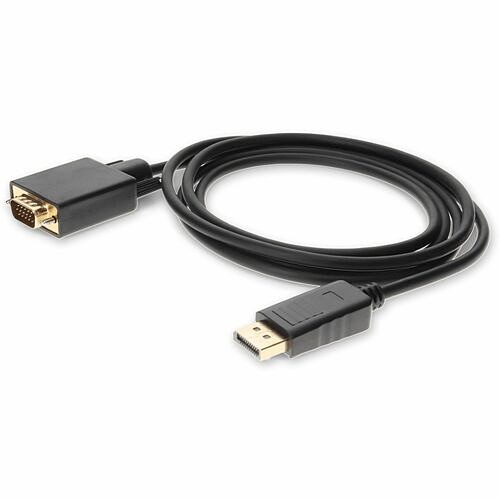 Addon DISPLAYPORT2VGA2M Cables Addon Displayport/vga Audio/video Cable - 6.56 Ft Displayport/vga A/v Cable For Audio/video Device - 195285100047
