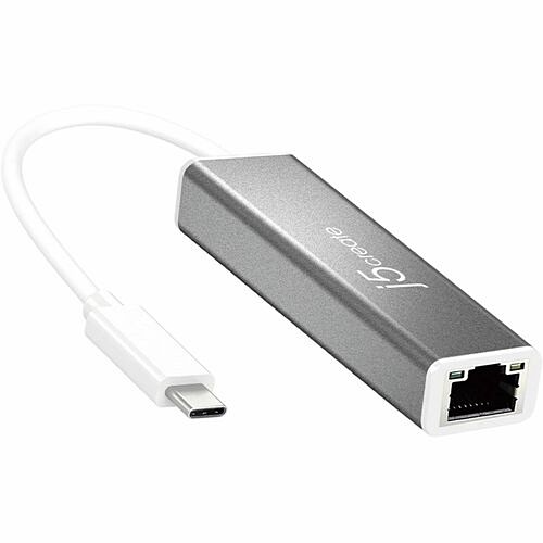 J5create JCE133G Network Cards J5create Usb-c To Gigabit Ethernet Adapter - Usb 3.1 (gen 1) Type C - 1 Port(s) - 1 - Twisted Pair - 847626003318