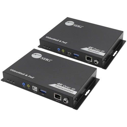 Siig CE-H28A11-S1 Video Consoles/Extenders Siig 4k60hz 18gbps Hdmi Over Ip Matrix Kit - Hdmi Over Ip Matrix Kit, Extends 4k@60hz Hdmi Signal Up Ceh28a11s1 662774045429