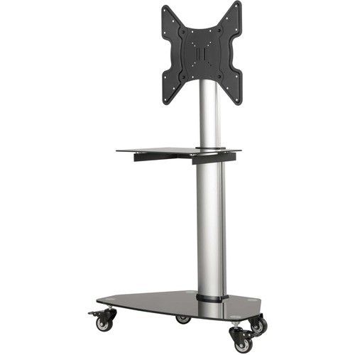 Eaton DMCS3255SG62 Carts & Dollies Eaton Tripp Lite Series Premier Rolling Tv Cart For 32" To 55" Displays, Black Glass Base And Shelf, 037332275462