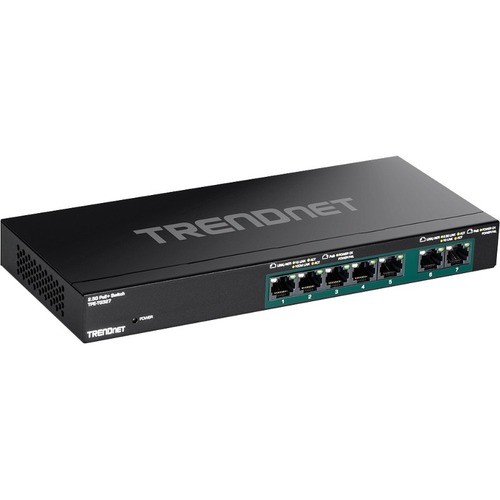 Trendnet TPE-TG327 Switches & Bridges Trendnet 7-port Multi-gig Poe+ Switch, 5 X 1g Rj-45 Poe+ Base-t Ports, 2 X 2.5g Rj-45 Poe+ Ports, 20 Tpetg327 710931162486