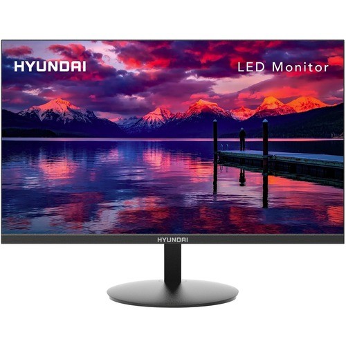 Hyundai HT24FGMBK01 Monitors Hyundai 24-inch Professional Thin Monitor, 75hz, 1080p Full Hd (1920x1080) Led, Hdmi And Vga Cables  810033039041