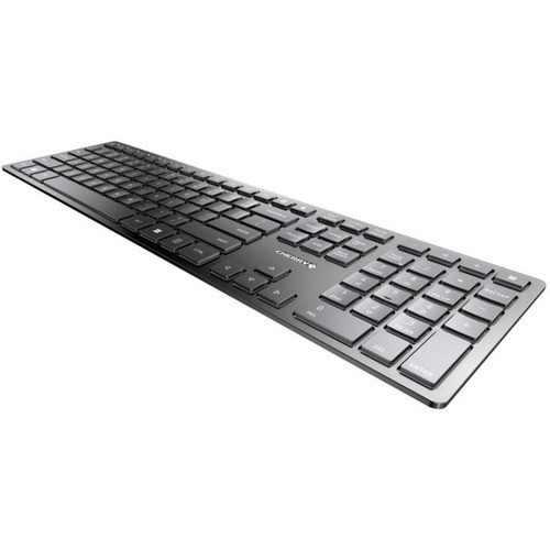 Cherry JK-9100US-2 Keyboards & Keypads Cherry Kw 9100 Slim Bluetooth, Wireless Keyboard - Full Size, Black/silver, Rechargeable, Aes 128 En Jk9100us2 840183606015