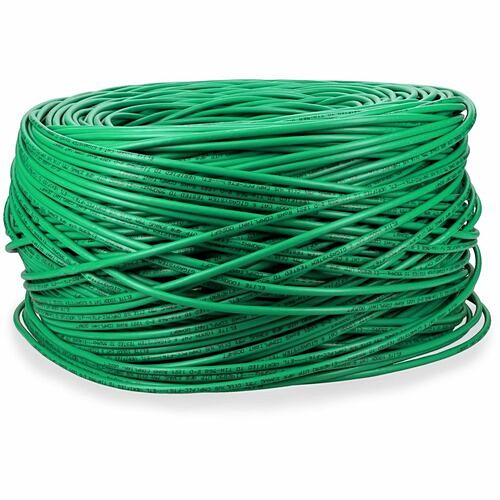 Addon ADD-CAT6BULK1KP-GN-T Cables Addon 1000ft Non-terminated Green Cat 6 Plenum-rated Bulk Cable Taa - 1000 Ft Category 6 Network Cab Addcat6bulk1kpgnt 195285680808