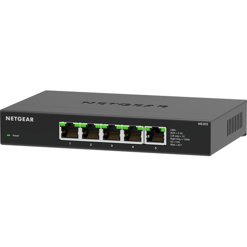 Netgear MS305-100NAS Switches & Bridges Netgear 5-port Multi-gigabit (2.5g) Ethernet Unmanaged Switch - 5 Ports - 2.5 Gigabit Ethernet - 2.5 Ms305100nas 606449160130